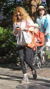 Rachelle Lefevre shopping at The Grove 3306d394219269