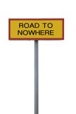 Exciting, or rather, NOT exciting news of the Sonumentary - Page 20 Road-to-nowhere-sign-isolated-white-background-40427053