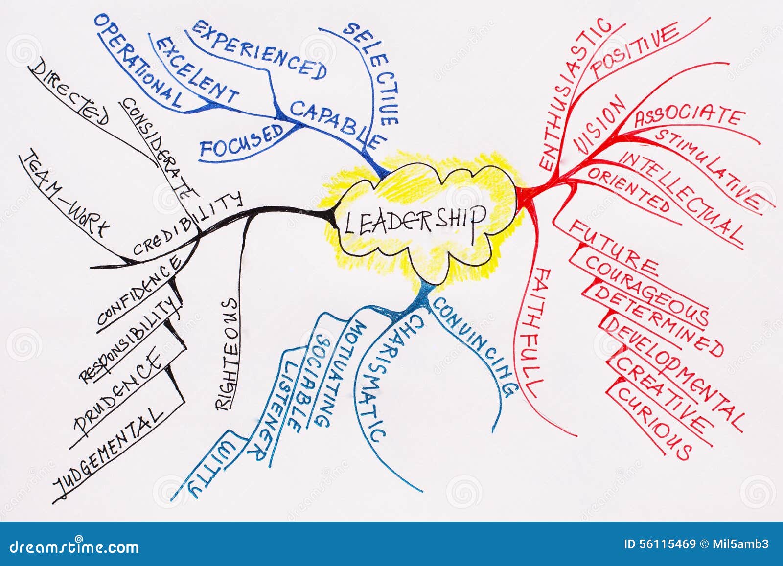 leadership Attributes-leader-mindmap-successful-56115469