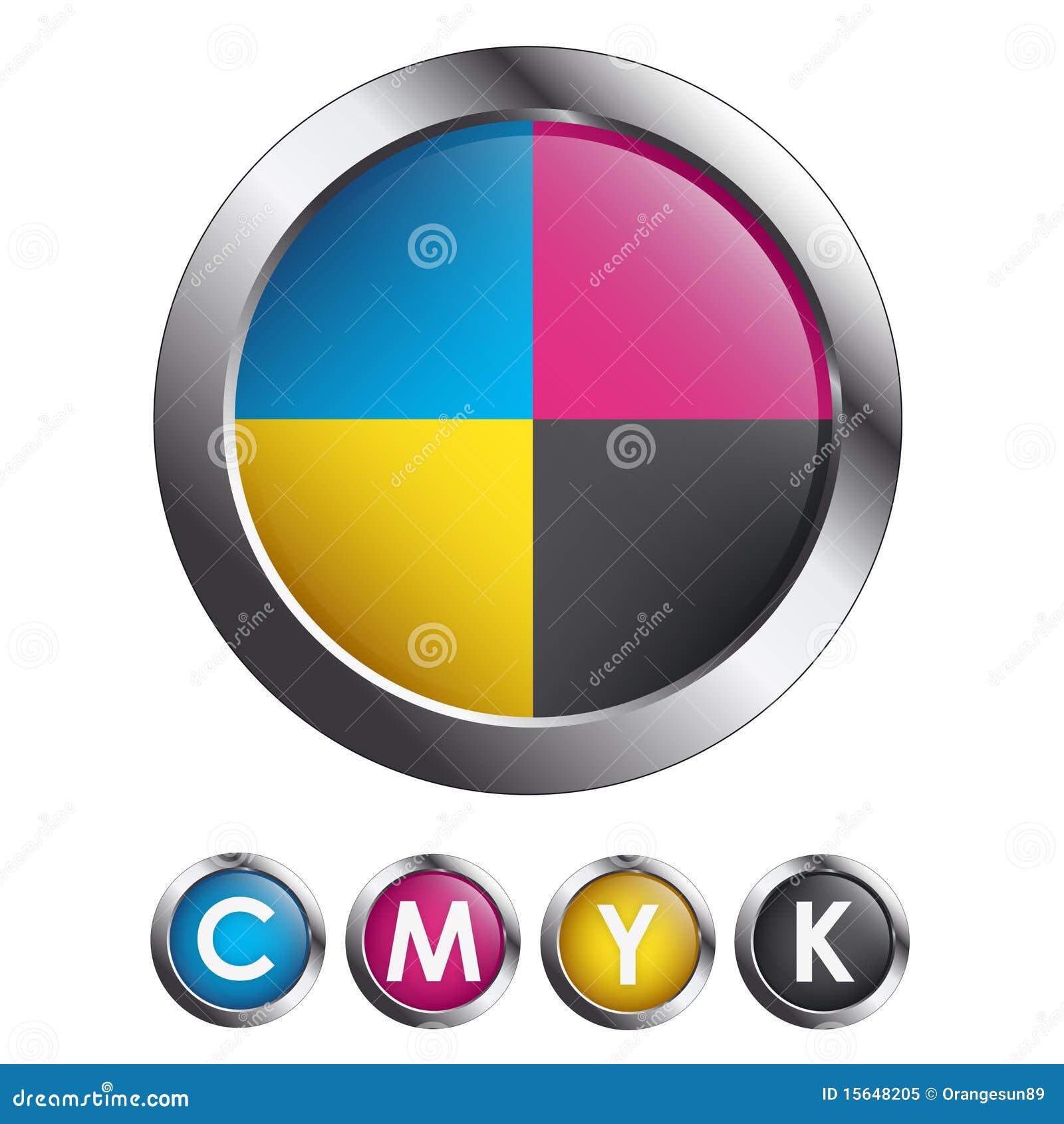 Atividades da Bia  Cmyk-glossy-round-buttons-15648205