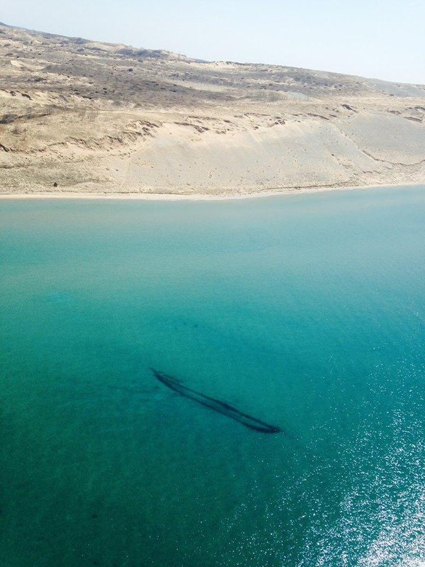 Lake Michigan Is So Clear Right Now Its Shipwrecks Are Visible From The Air James_mcbride.jpg__600x0_q85_upscale
