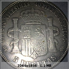 Alfonso XII. 5 Pesetas - 1888 Ddce7c04c55948ae18f8392b4bc92bado