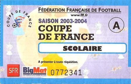 Saison 2003-2004 CDF-2003-2004