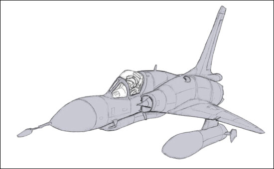 Génèse d'un Mirage III MirageIIIC_step3