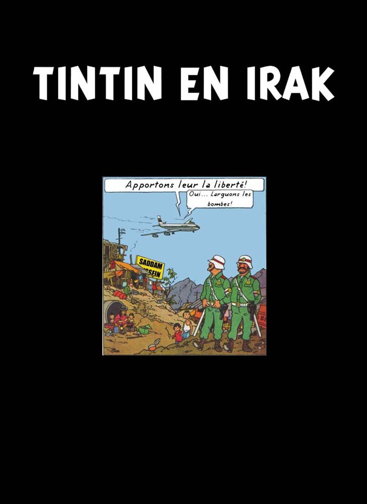 usa puissance de folie - Page 2 Tintin-en-irak-couverture