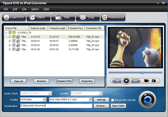 How to Make Full Use of Your iPod on Mac/Windows Dvd-to-ipod-converter