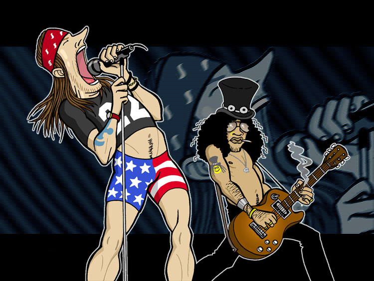 Slash - Fan Arts Guns_dessin