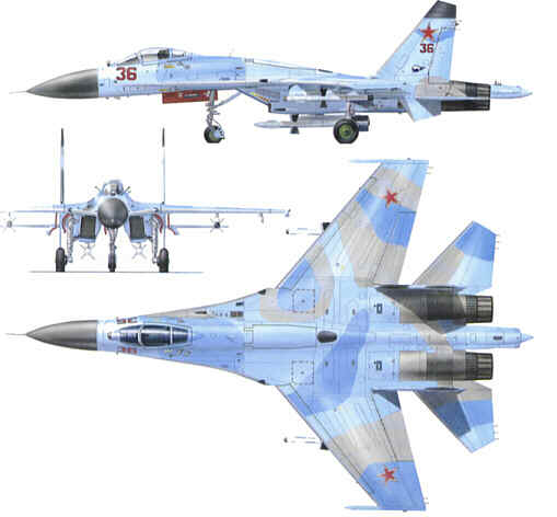 SU-27 Flanker Plan-Su27