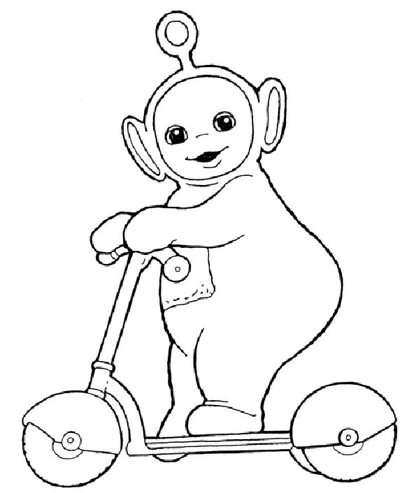 Coloriage Teletubbies Teletubbies-po