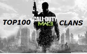  TOP100 MW3 CLANS