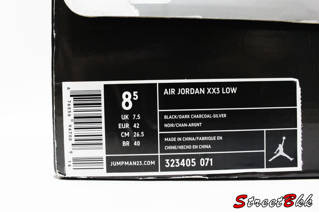 REVIEW !!! JORDAN XX3 LOW BLACK S9104928-1