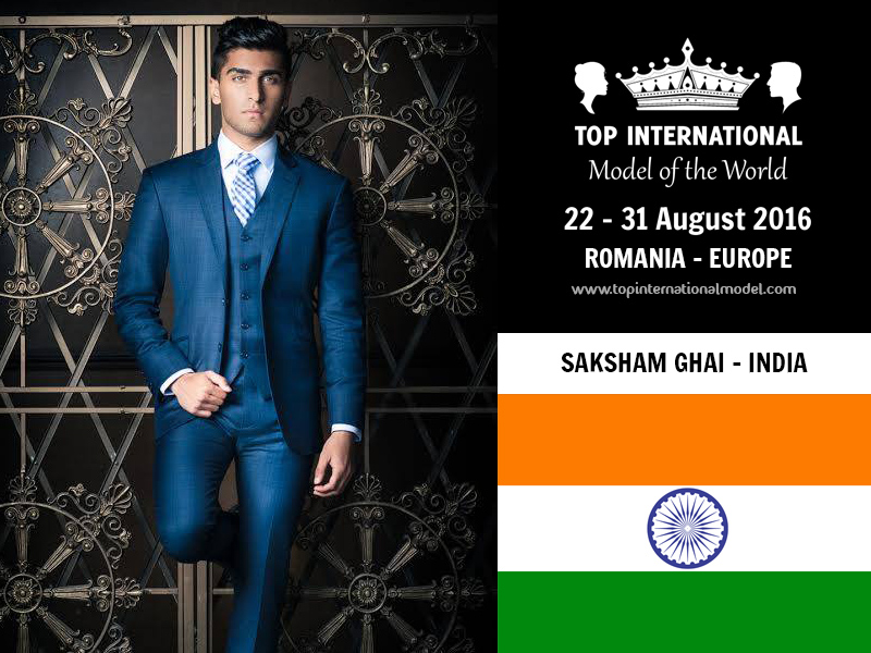 2016 l Top International Model of The World l India l Saksham Ghai Mr-india