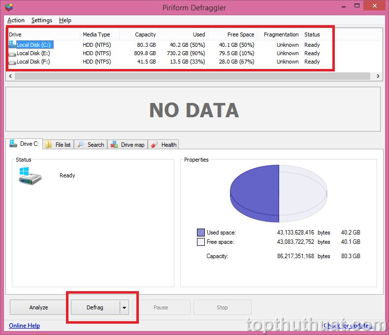 Phần mềm Defaggler chống phân mãnh ổ cứng miễn phí tốt nhất Cai_dat_defraggler_3