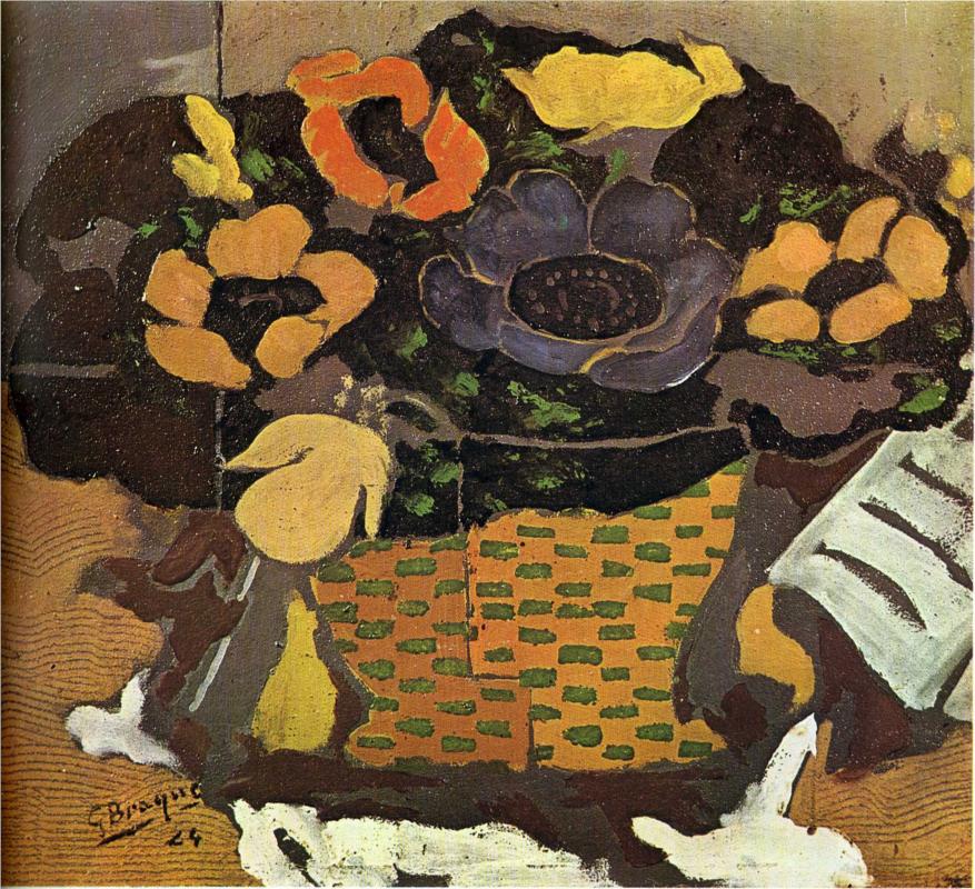 Agenda artistique de mai ! Anemones-1924-by-Georges-Braque