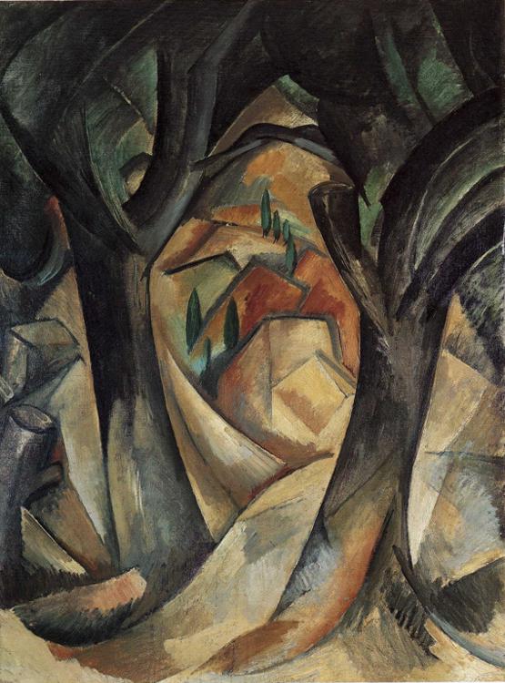 Agenda artistique de mai ! Big-trees-at-estaque-1908-by-Georges-Braque