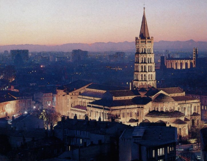 Basilica  de San Sernin St%20Sernin%20Vue%20A%E9rienne