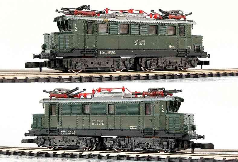 Z Scale German Railway Models - Indice de Material rodante BR144_014-8-DB-Ep4-MK8811-A
