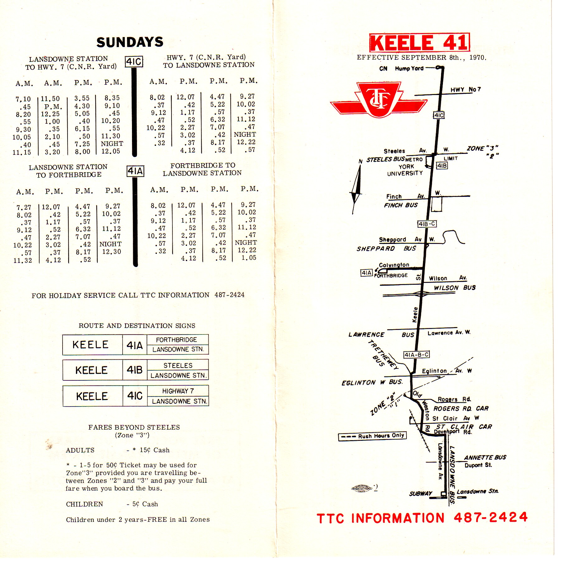 What bus have you used the most in your life? 41-keele-map-1970