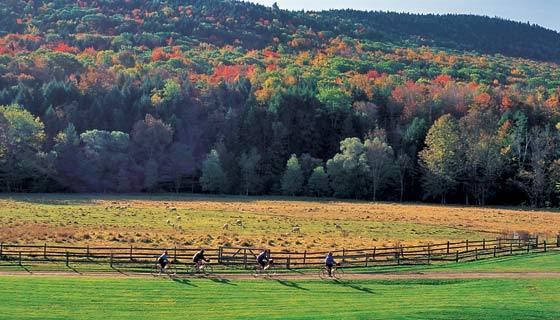 macadam tourmenté, la ville BVSI-vermont-biking_view