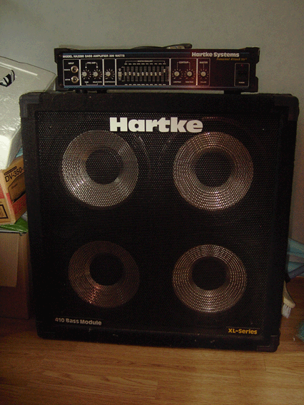 Vends ampli hartke ha 2000 + baffe 400 watt XL serie Hartke