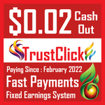 [SCAM] trustclick.online - Min cashout 0.02$ - RCB 80% Banner