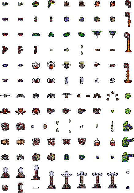 SPRITES! Metroid2_enemies_sheet