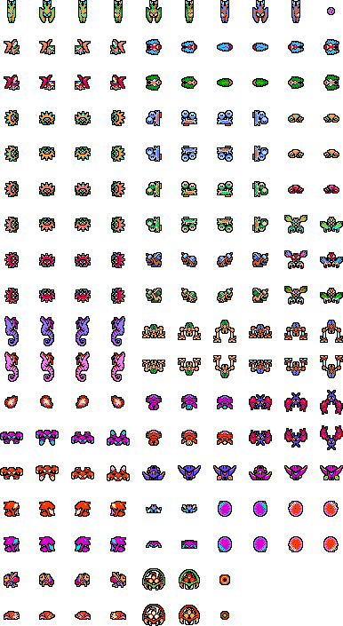 SPRITES! Metroid_enemies_sheet