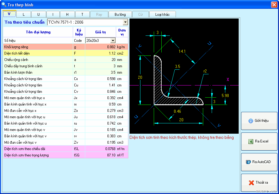 Phần mềm Tra thép hình 2.0 Free (tiếng Việt) TSTH-01_1295146118