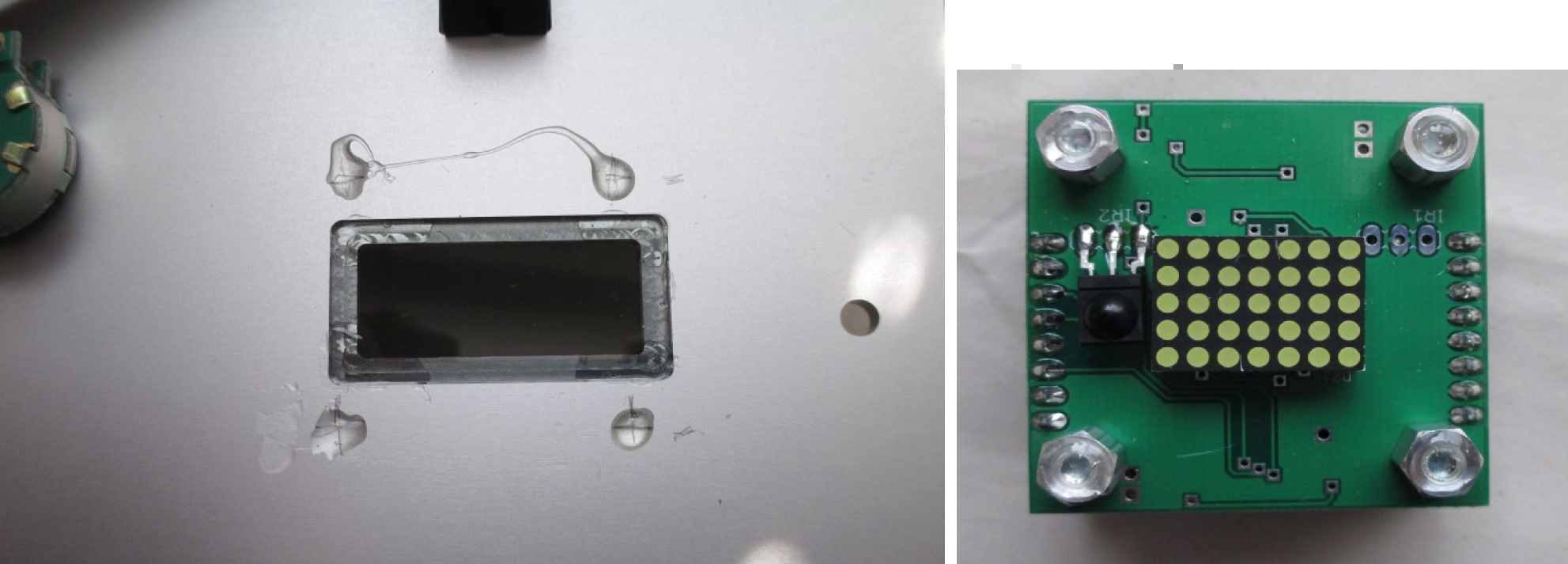 How I mounted the display module on my SP 14 K-display