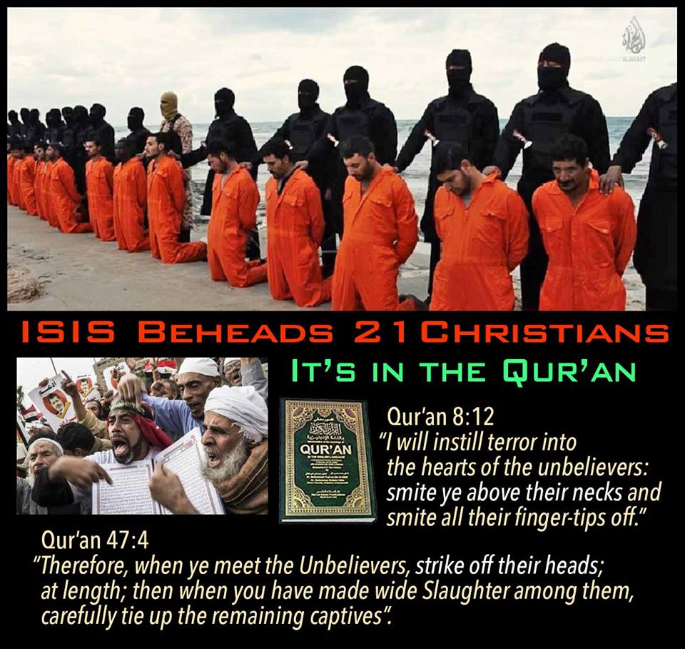 Muslim, the new victim class. Isis-beheads-copts-in-libya-16.2.2015