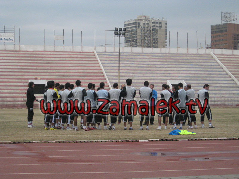 حلمى يقود مران الزمالك بالصور واستبعاد زكى من لقاء الاتحاد 25208tr05