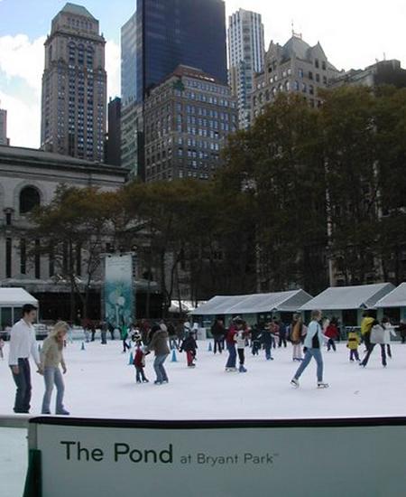 نيويورك....New York صور بقمه الروعه ..  IceSkatingatBryantPark