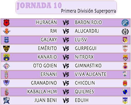 :: Pronósticos Jornada 10 (29-30-31 Octubre) :: INTERSEMANAL :: JORNADA10PRIMERA2020