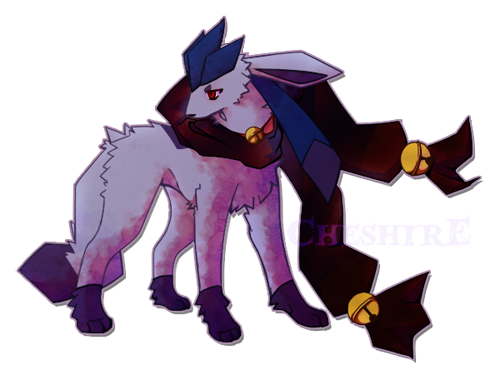 Alice the Lopunny and Chesire the Undead Glaceon 55Cheshire