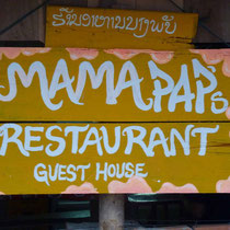 Laos, Tad Lo. Mama Pap's Guesthouse & Restaurant. Image