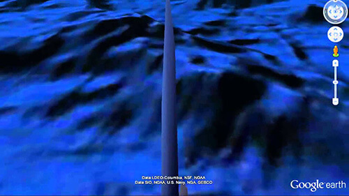 Searching for Hollow Earth, Ufologists Find Underwater Skyscraper Obelisk_1