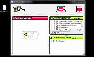 [TUTO] Mise à jour du firmware de l' Action Replay DS/DSi. 1.71screen1