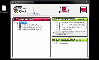 [TUTO] Mise à jour du firmware de l' Action Replay DS/DSi. 1.71screen2