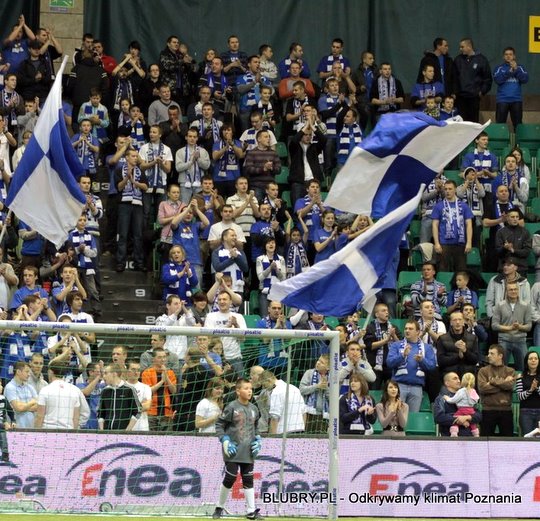 Support from Lech Poznan supporters on the U12 Lech cup. 10