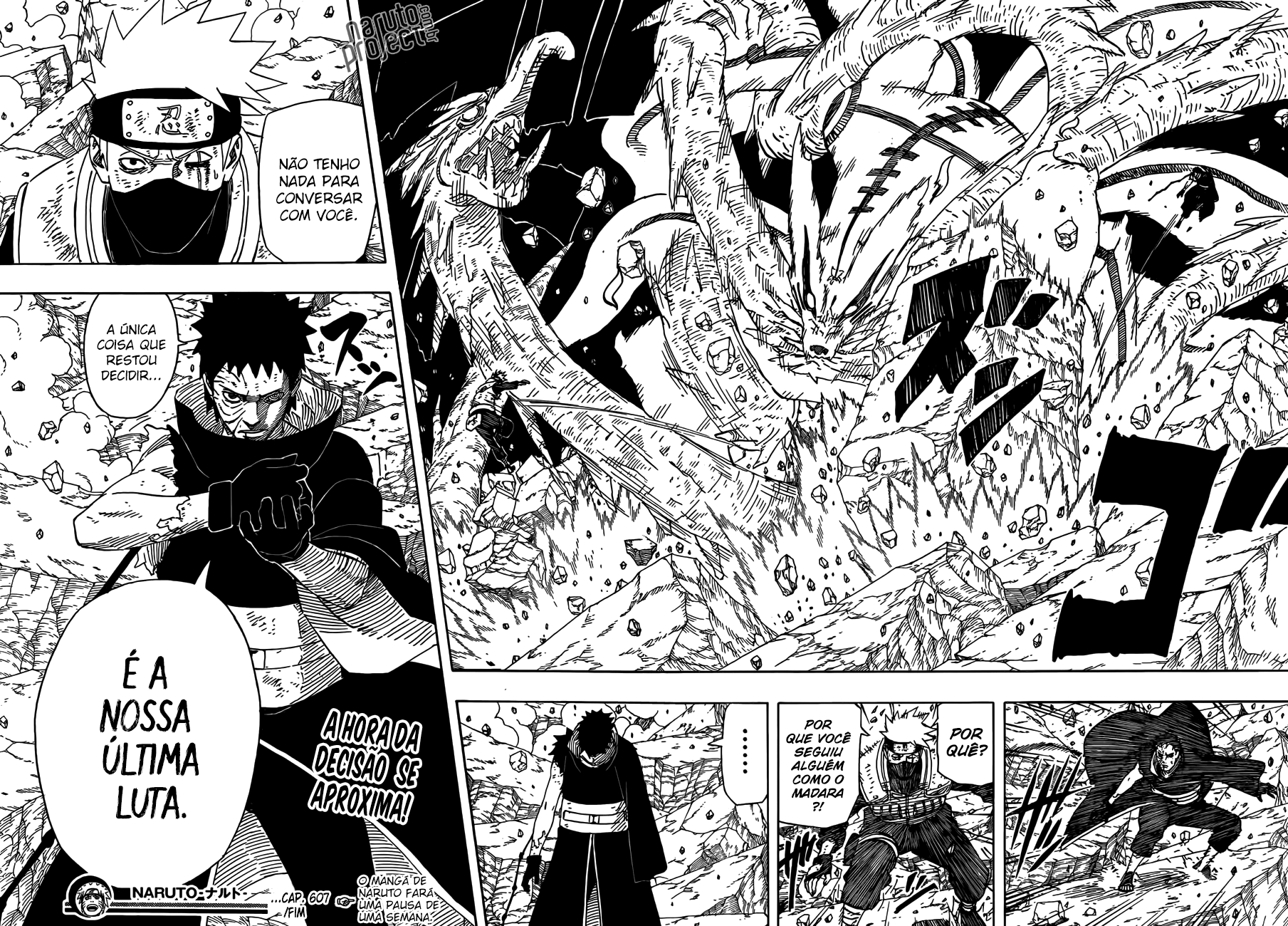 hashirama - Hashirama vs. Obito, Itachi e Sasuke 16-17