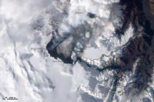 Predice NASA Otra Erupcion Volcanica En Islandia Se Trata Del Volcan Katla De Acuerdo a Observaciones Del Satelite EO-1 Fimmvorduhals_ali_2010083-300x200