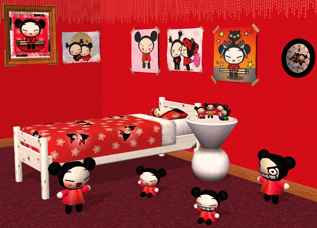 Chambre pour petite Fille, sur le thme de Pucca Pucca