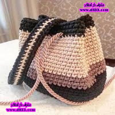 شنط كروشيه كشخة 2019 ، Crochet Bags 2019 1553442841885