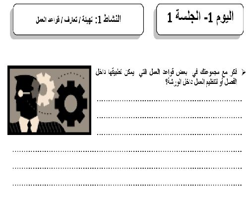 برنامج تنمية مهارات القراءة للصف الاول الابتدائي ( فعاليات التدريب للاستفادة)  13295711661