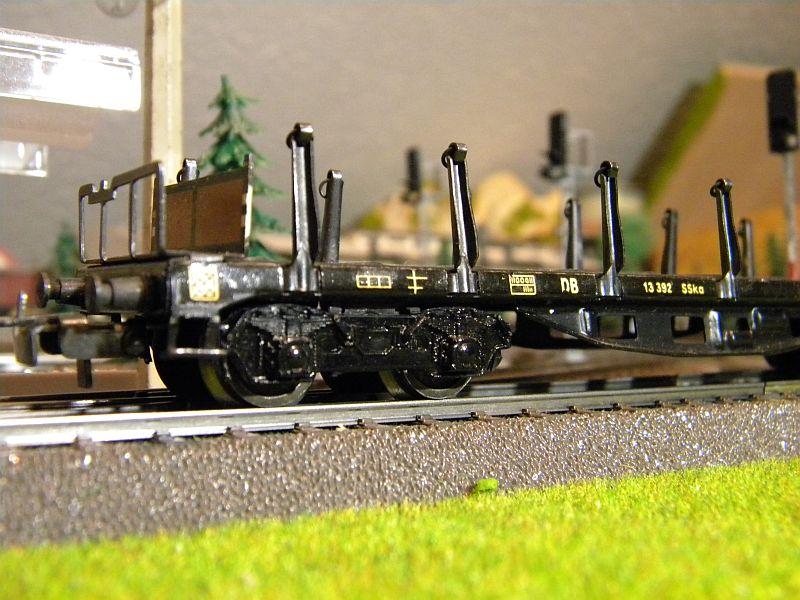 Märklin 4516 / Märklin 392C: Rungenwagen, schwarz 10628518jm