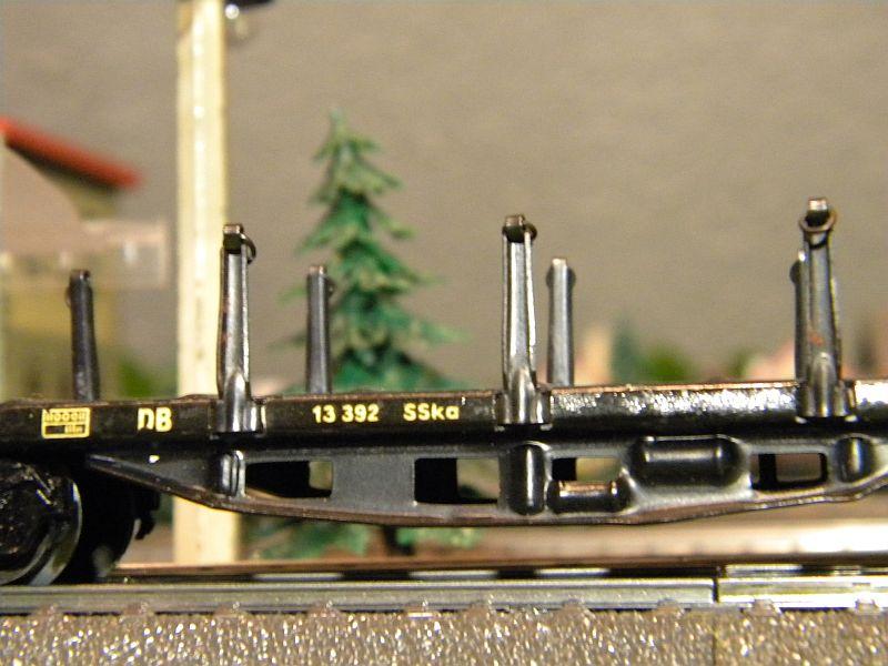 Märklin 4516 / Märklin 392C: Rungenwagen, schwarz 10628523gj