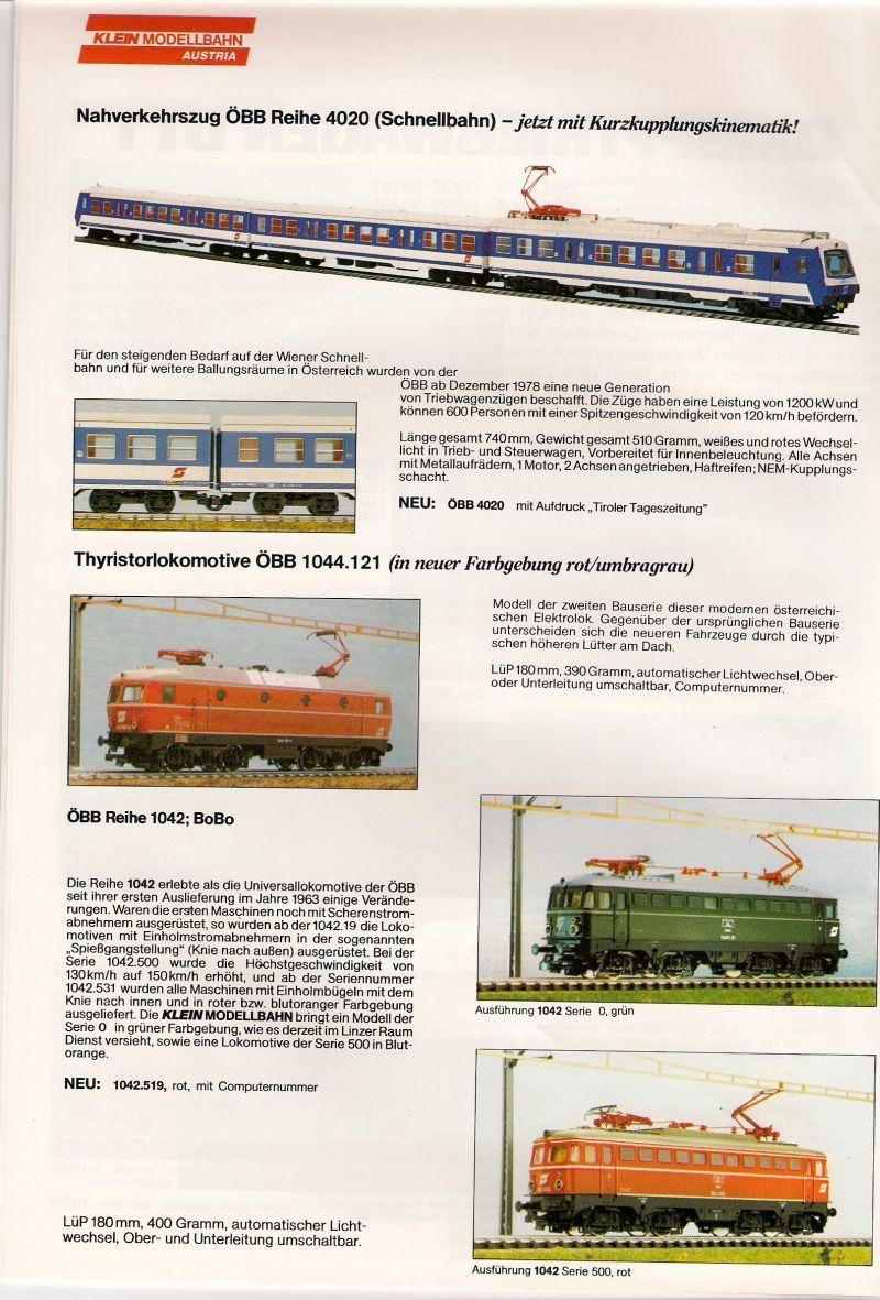 Klein Modellbahn Katalog 1990 10984059ig