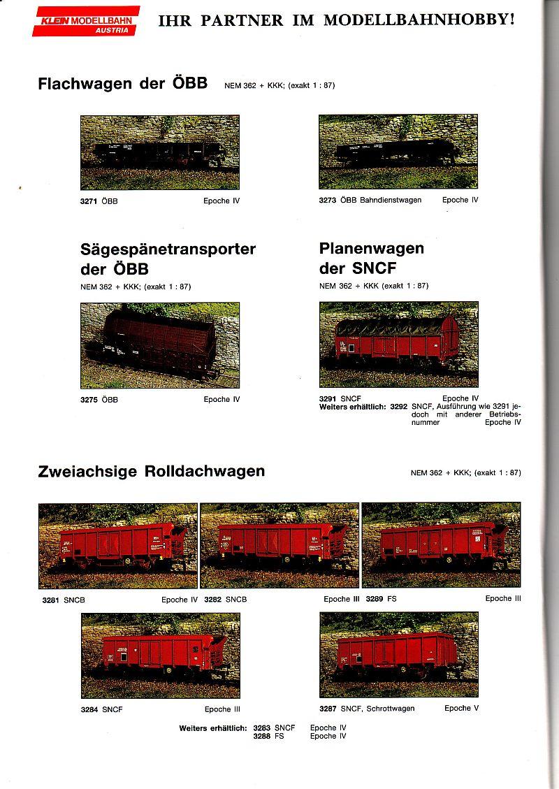 Klein Modellbahn Katalog 1994 10993514ua