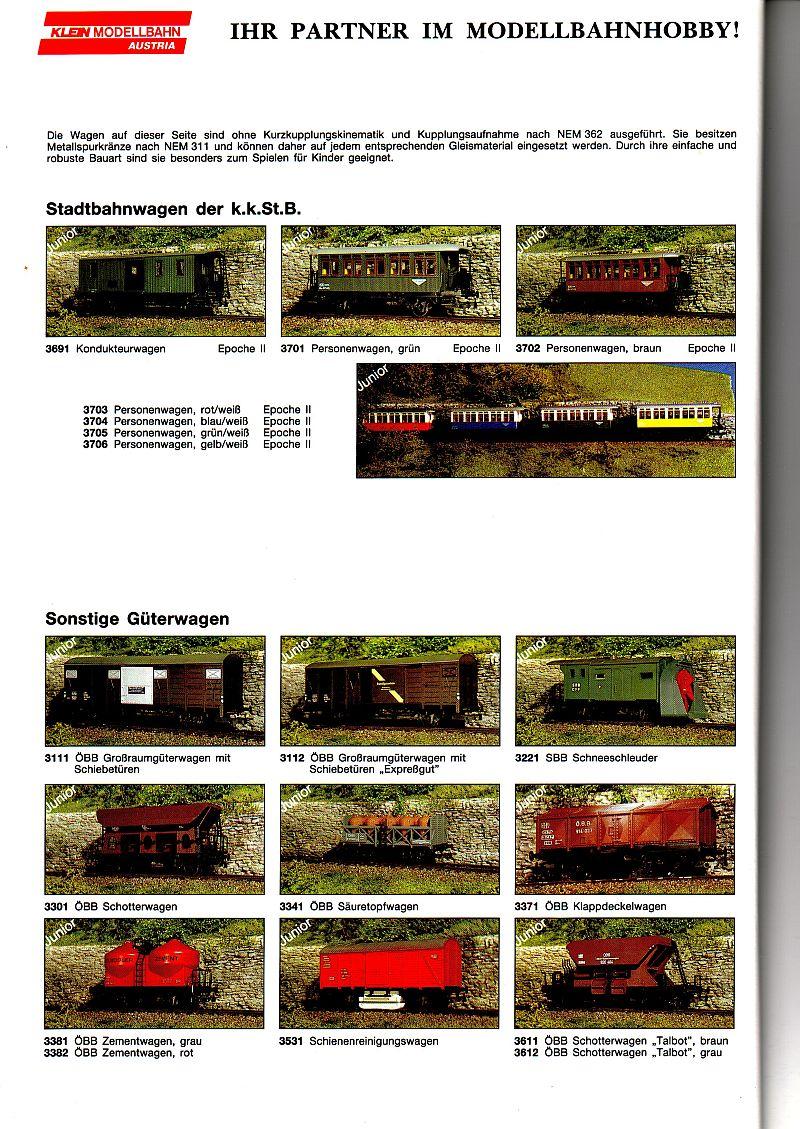 Klein Modellbahn Katalog 1994 10993516rb