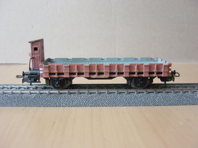 Niederbordwagen mit Bremserhaus (MÄRKLIN-Art.Nr. 323/3) 11530449xk